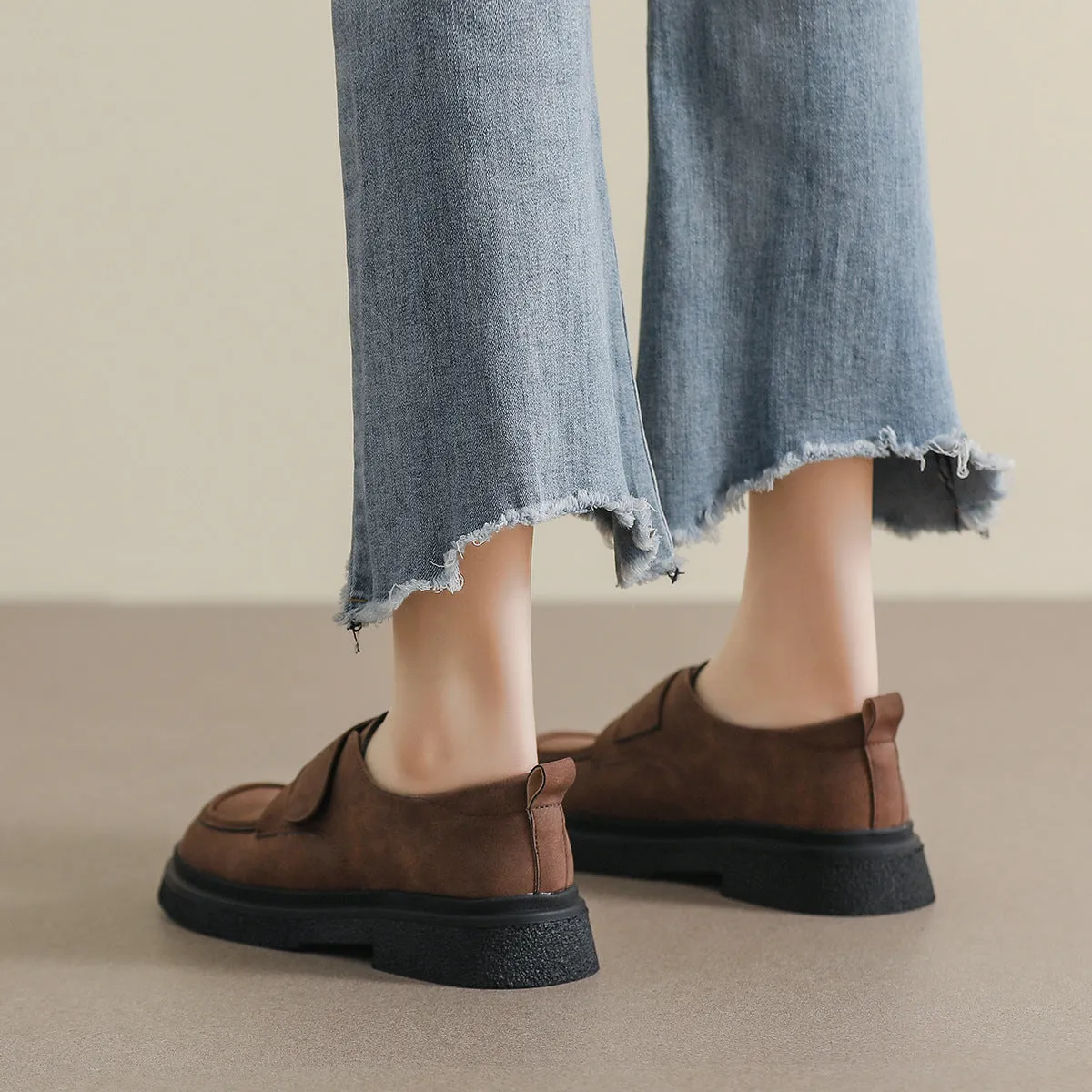 Women Minimalist Retro Casual Loafers