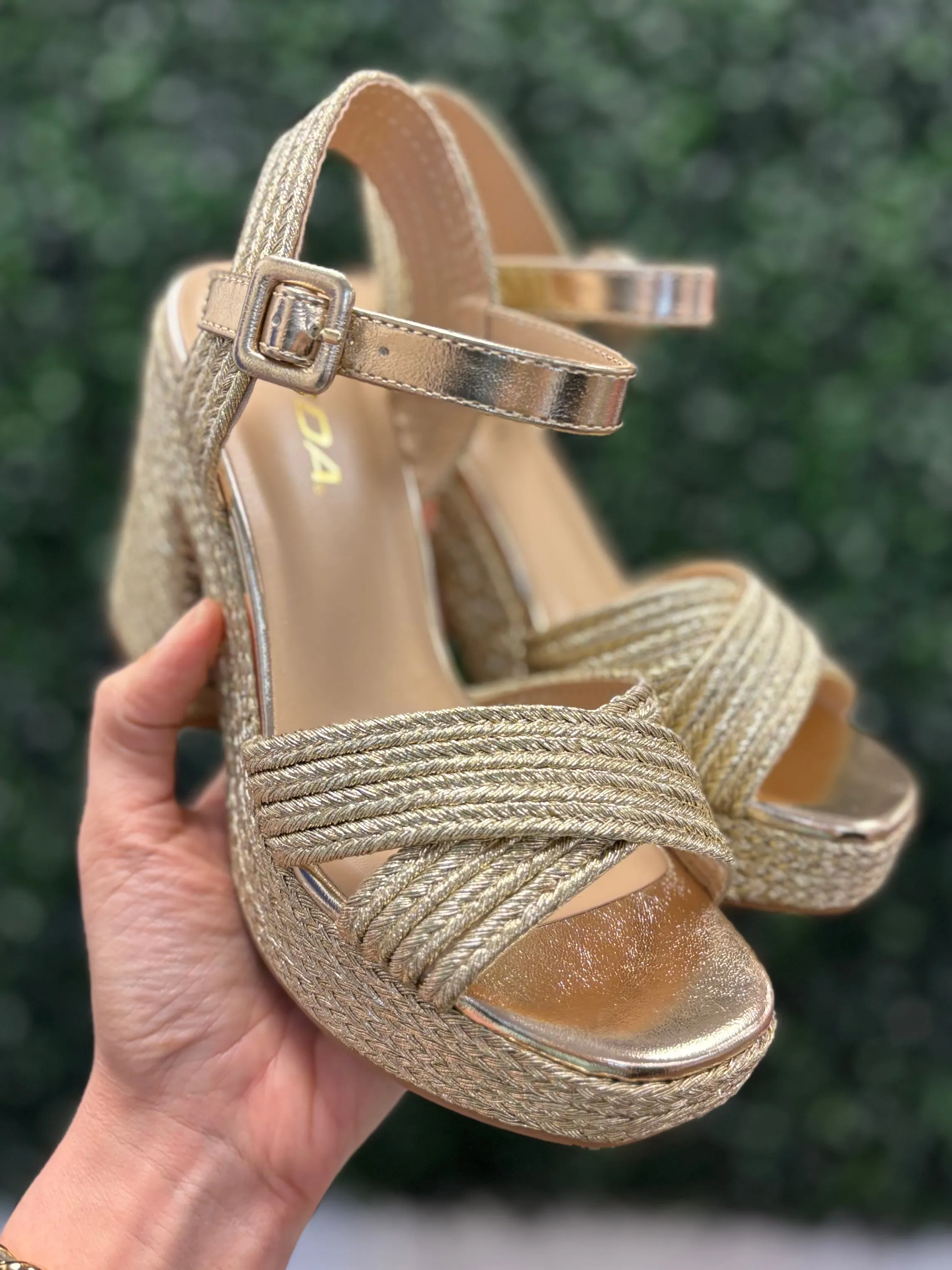 Yara - Gold Raffia